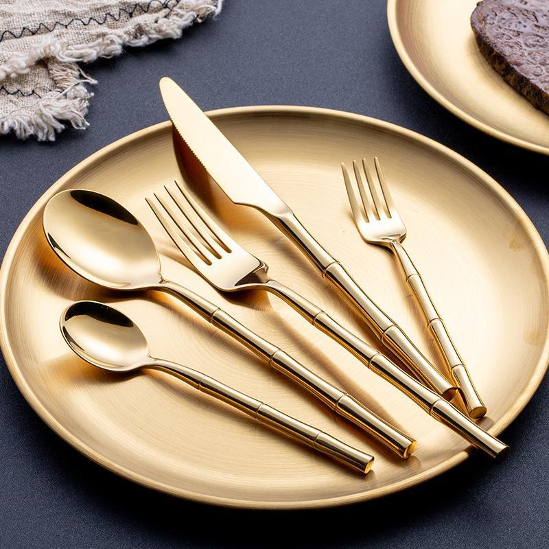 Metal Bamboo Cutlery Set