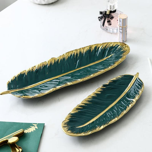 Banana Leaf Long Plate