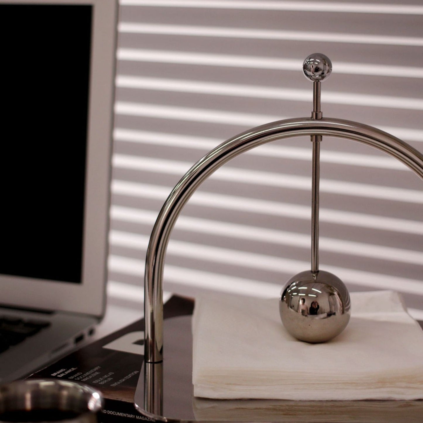 Modern Steel Napkin Holder Stand