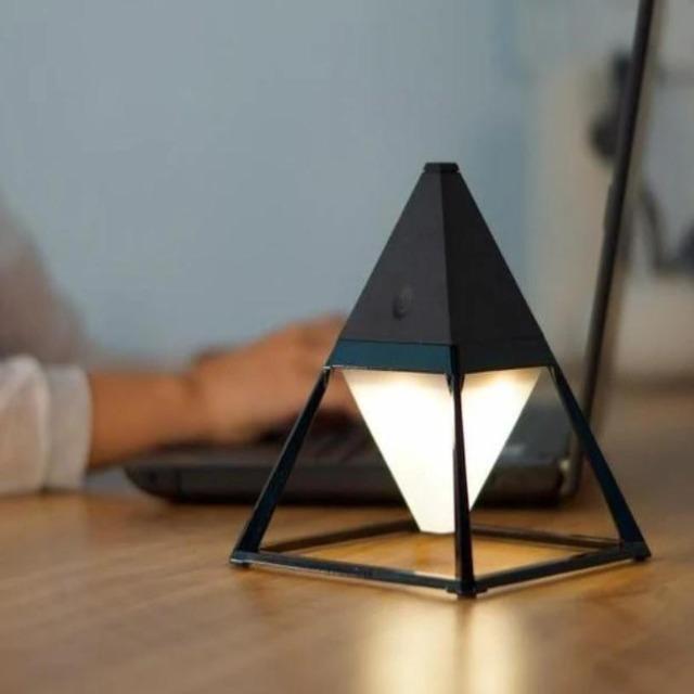 Paak - Dimmable Pyramid Bedside Lamp - Nordic Side - LIGHTING, Lightning