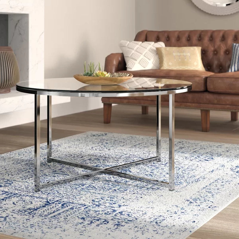 Wasser Cross Legs Coffee Table