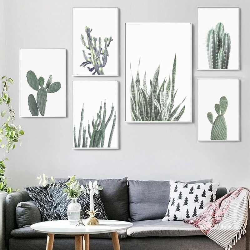 Tropical Cactus Wall Art