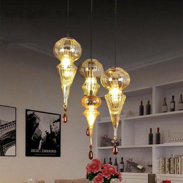 Pinya - Exotic Glass Chandelier - Nordic Side - LIGHTING, Lightning