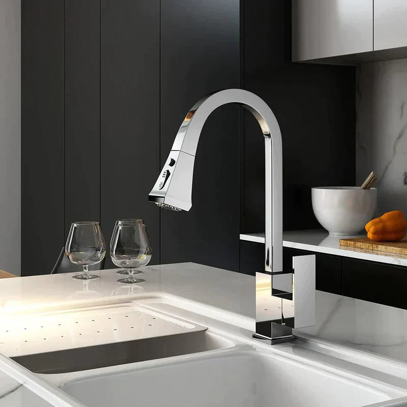 Modern Pull Out Kitchen Faucet