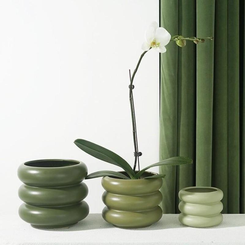 Nunavut Contemporary Ceramic Planters