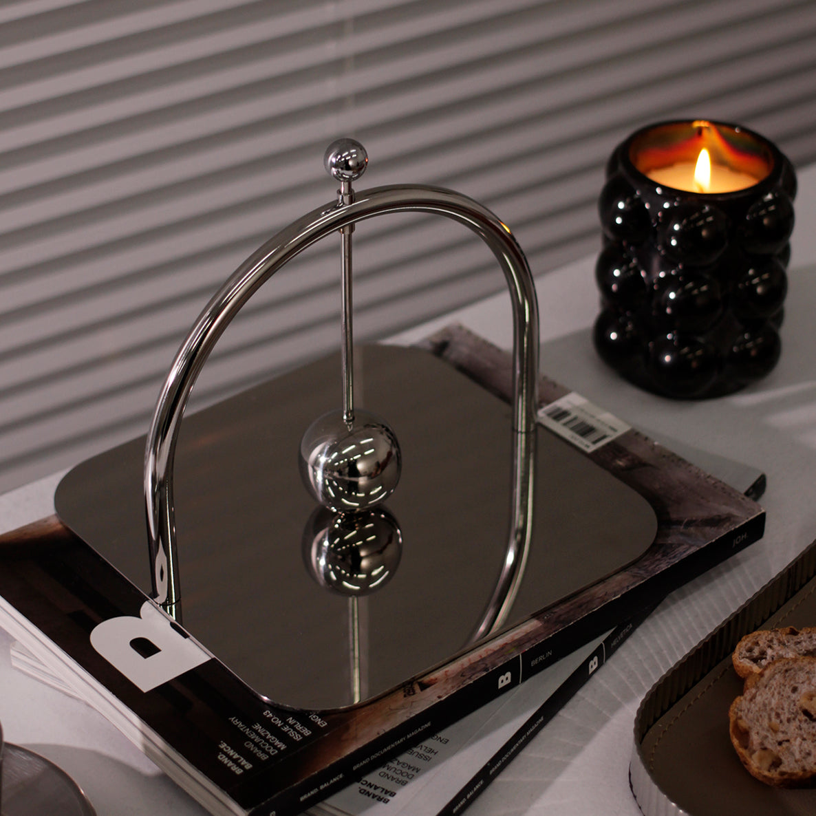 Modern Steel Napkin Holder Stand