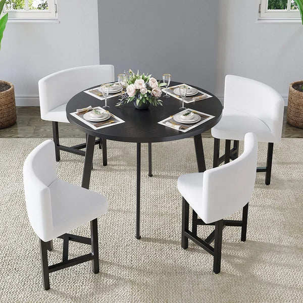 NYRA Round Dining Table Set for 4