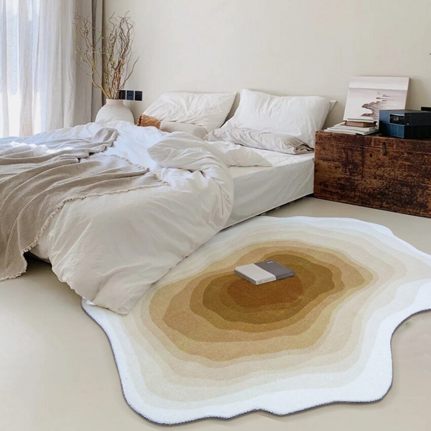 Unique shaped post-modern Area rug