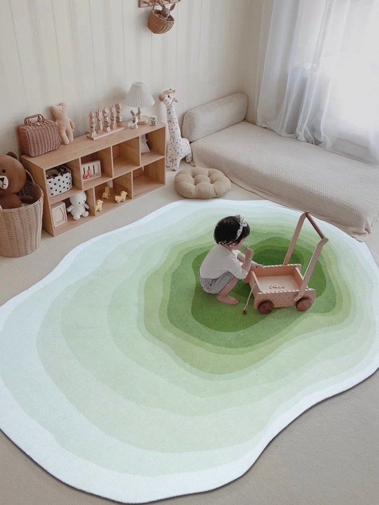 Unique shaped post-modern Area rug