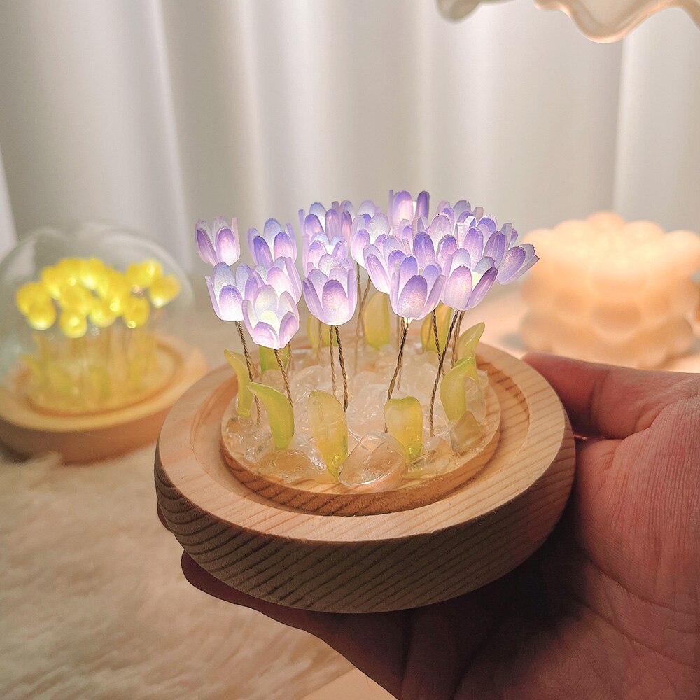 Artificial Flower Night Light