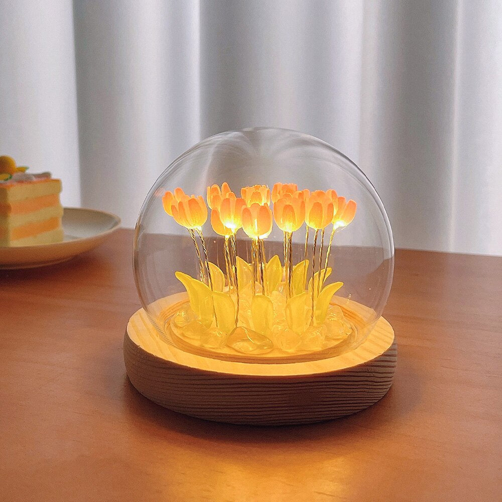 Artificial Flower Night Light