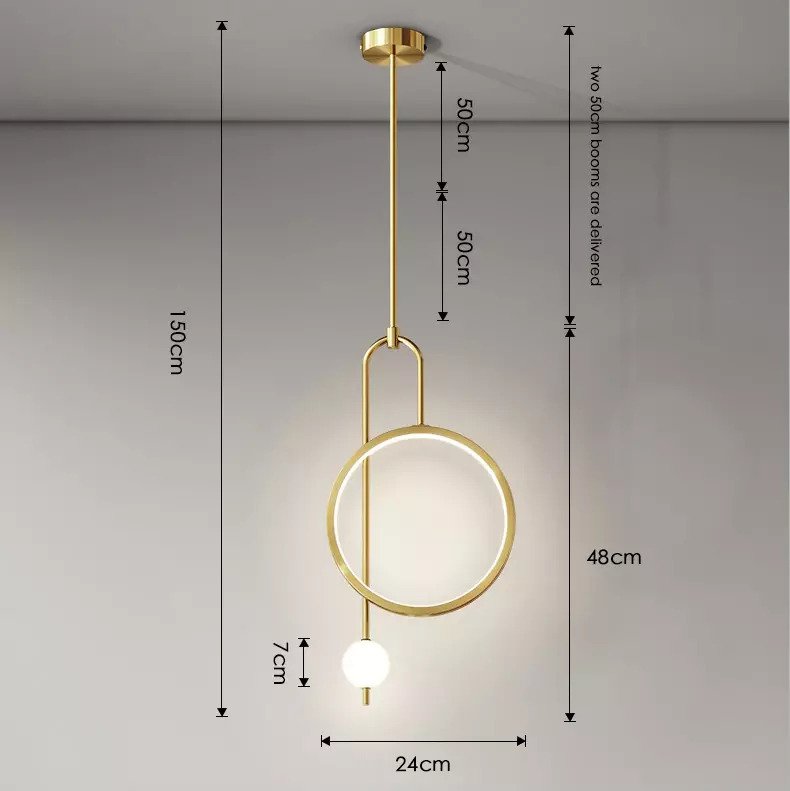 Modern Eclipse Pendant Light Fixture