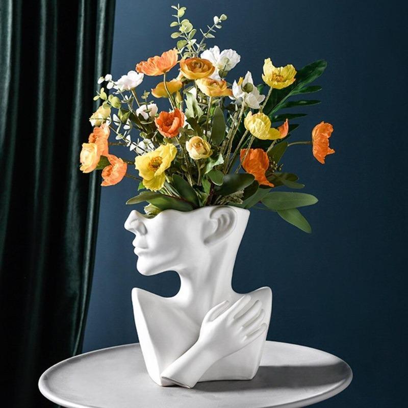 Lady Feminine Face Vase