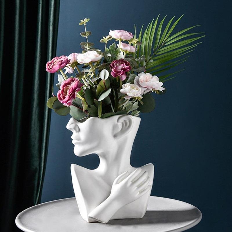 Lady Feminine Face Vase