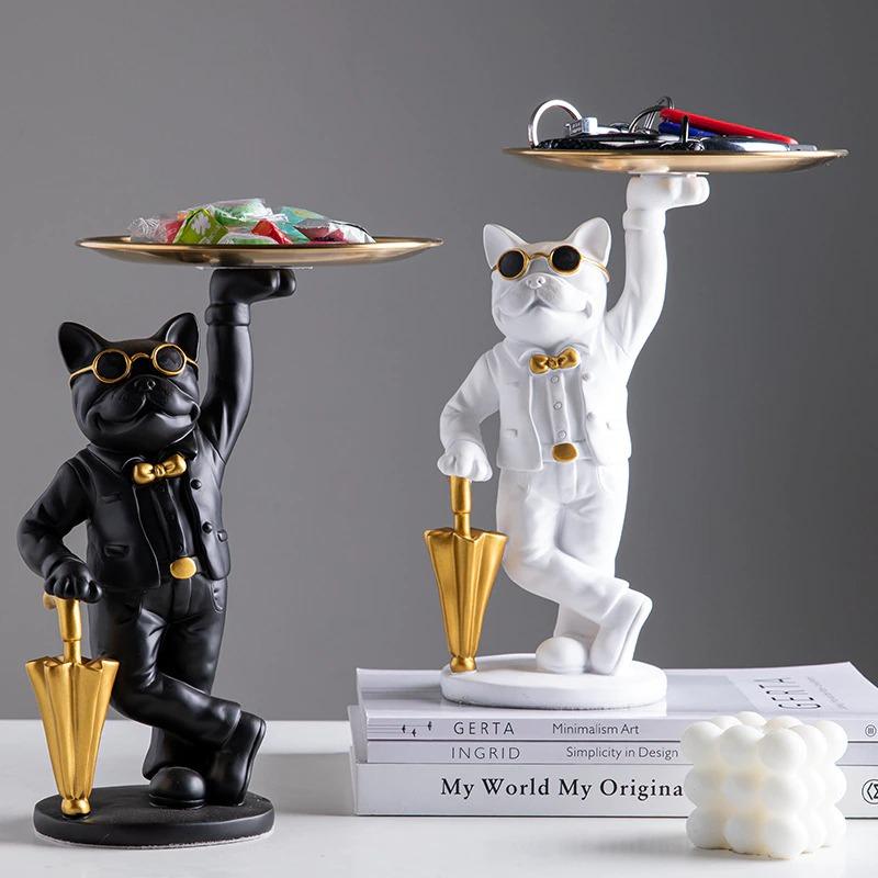 French Frenchie Standing Tray