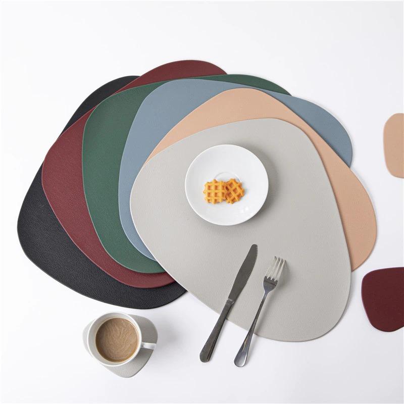 Placemat Leather Placemat Set - Water Resistant