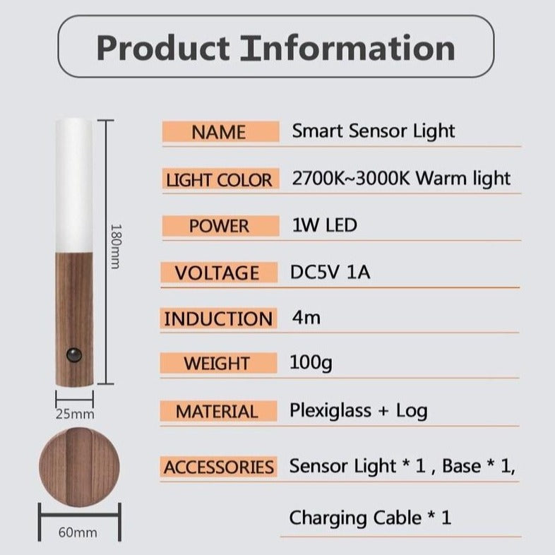 Motion Sensor Rechargeable Night Light