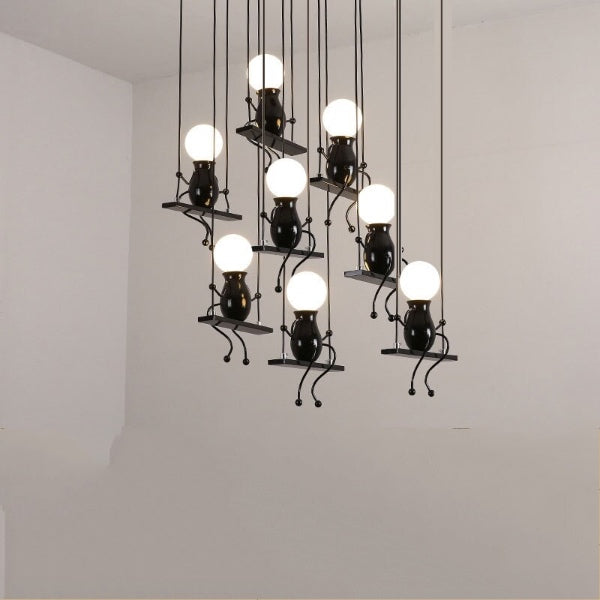 Modern Swinging Art LED Chandelier