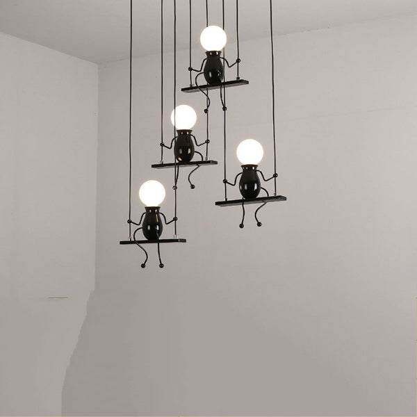 Modern Swinging Art LED Chandelier