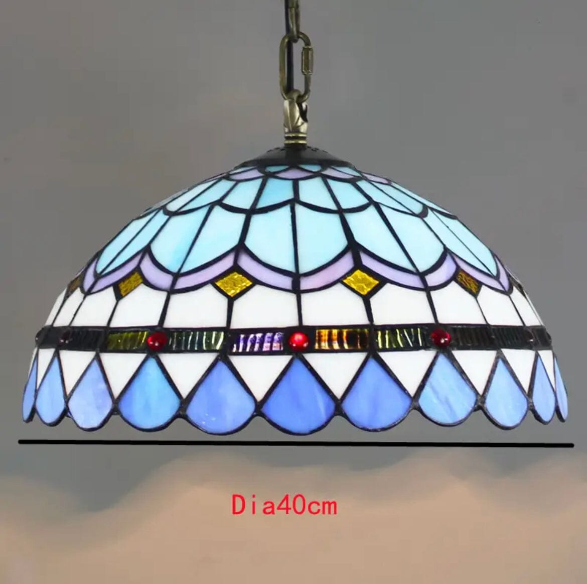 NYRA Stained glass lights