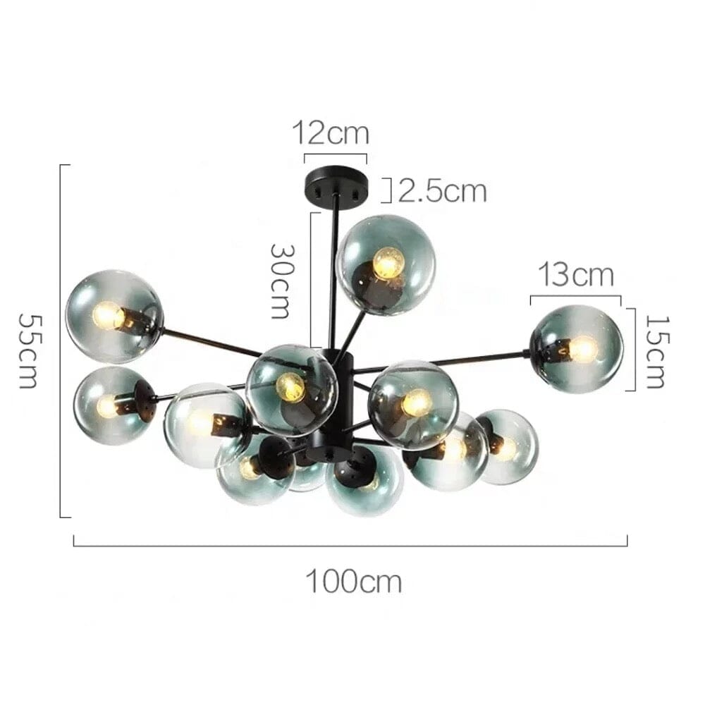 Xavier Bubble Chandelier Light Fixture