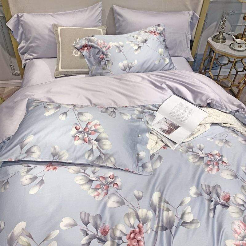 Petal on Vine Duvet Cover Set - Nordic Side - bed, bedding, spo-disabled