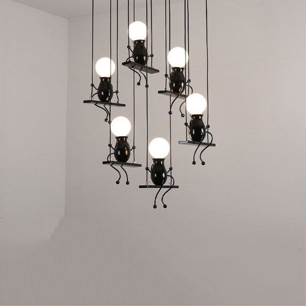 Modern Swinging Art LED Chandelier