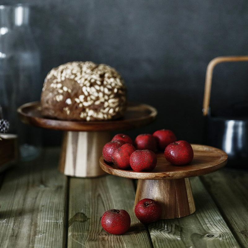 Vintage Wooden Dessert Stand