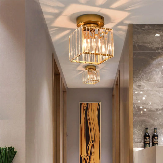 Wadden Crystal Elegant Ceiling Light