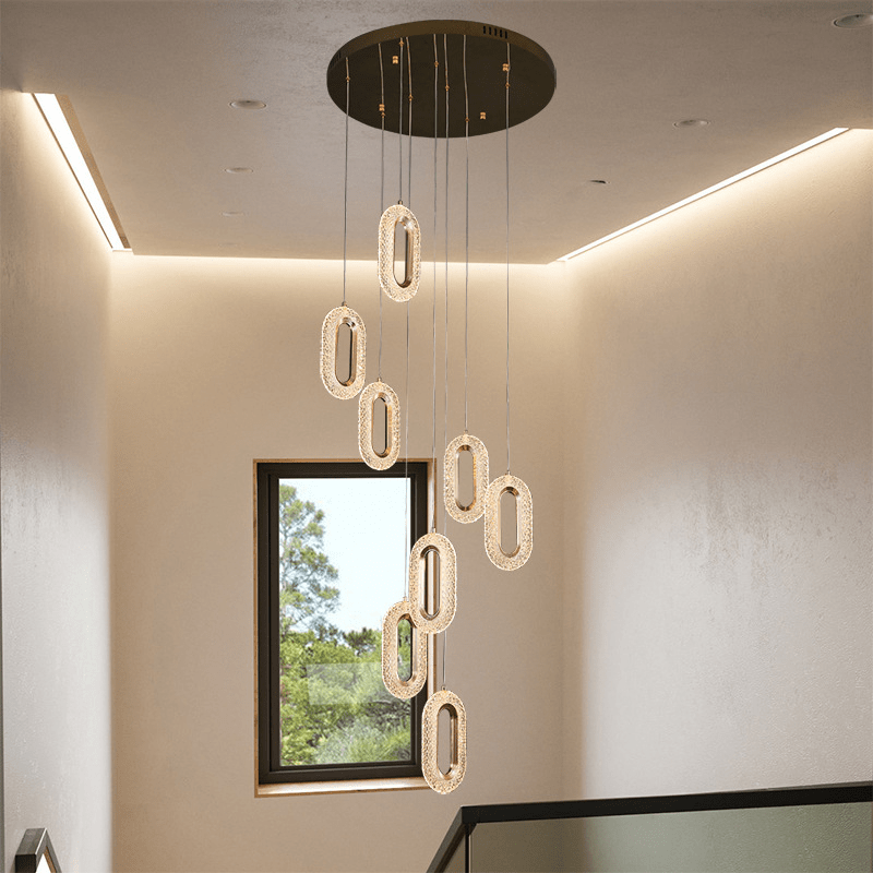 Modern Led Oval Pendant Light