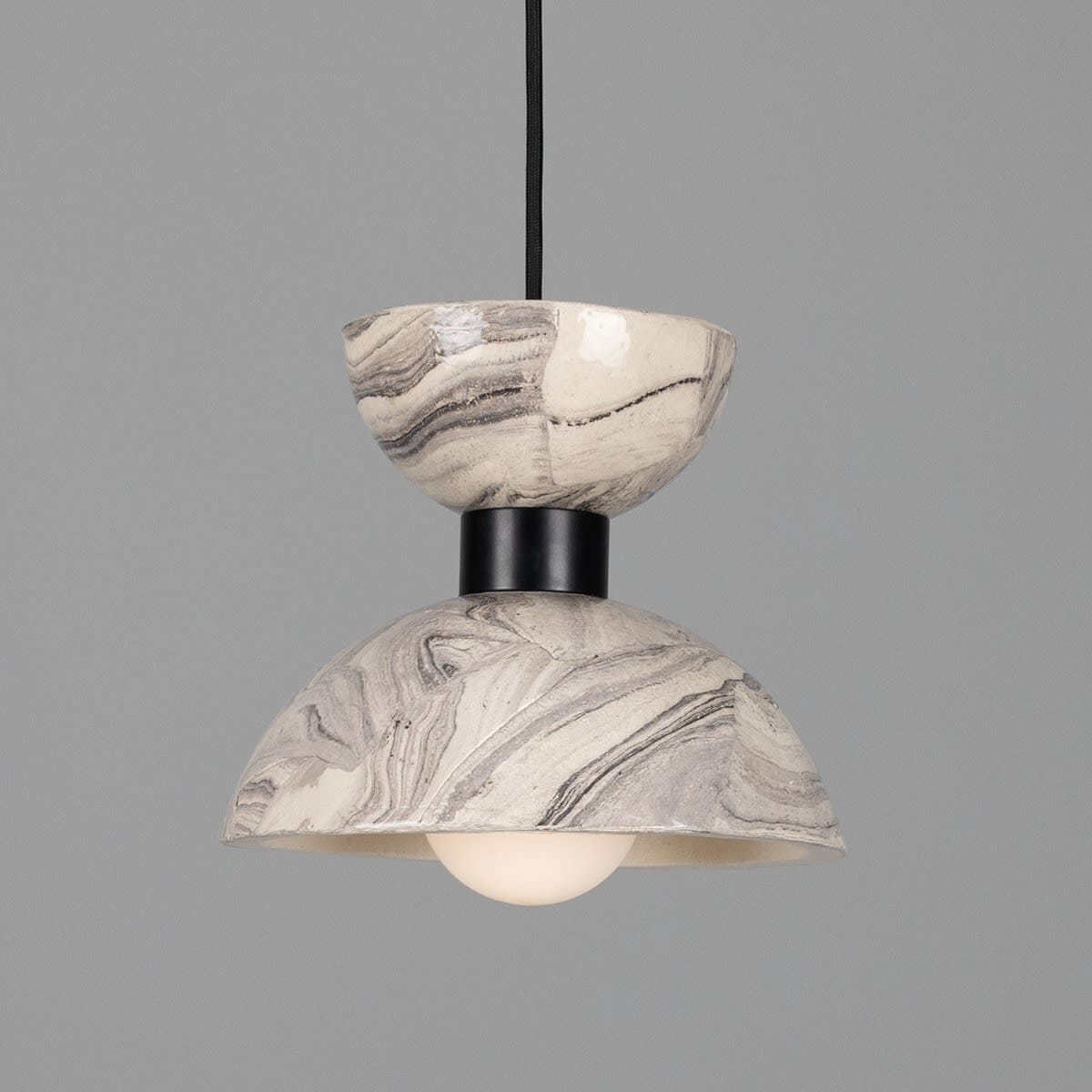 Nakaii Marbled Ceramic Pendant Light 20cm