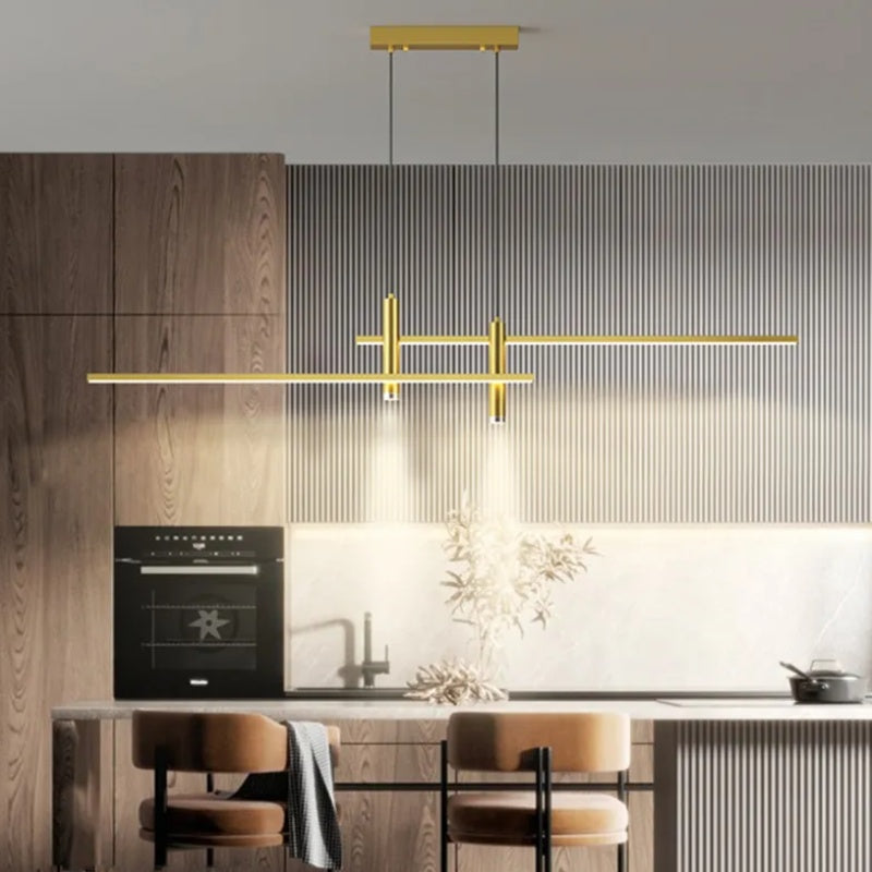 Modern Horizontal Chandelier