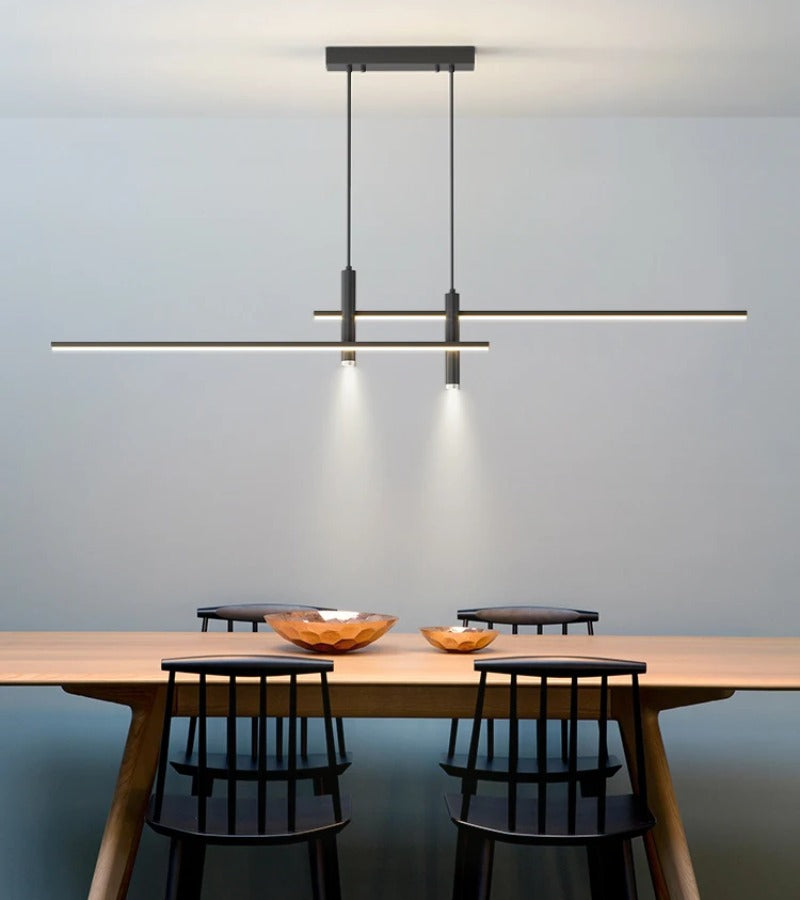 Modern Horizontal Chandelier