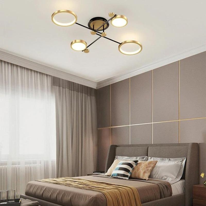 Cayuco Geometric Ceiling Light - Multi-Layer Design