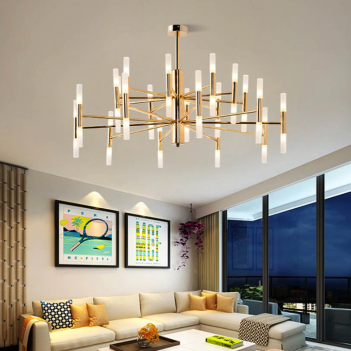 Molecular LED Chandelier Light Fixture