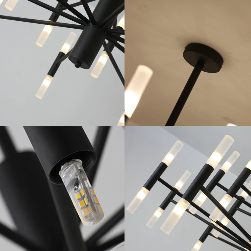 Molecular LED Chandelier Light Fixture