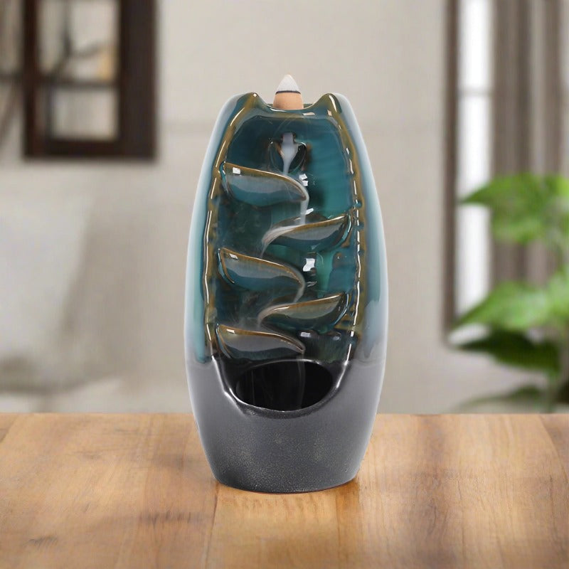 Waterfall Backflow Incense Holder Decor