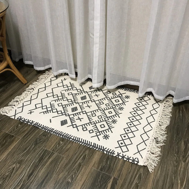 Murray Ivory Tassel Carpet