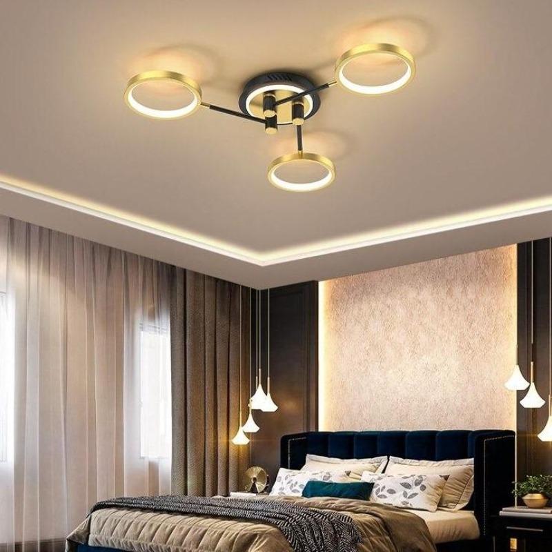 Cayuco Geometric Ceiling Light - Multi-Layer Design