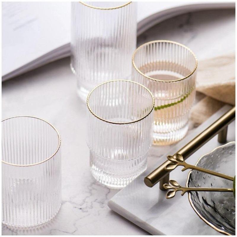 Premium Gold-Plated Italian Highball Glass