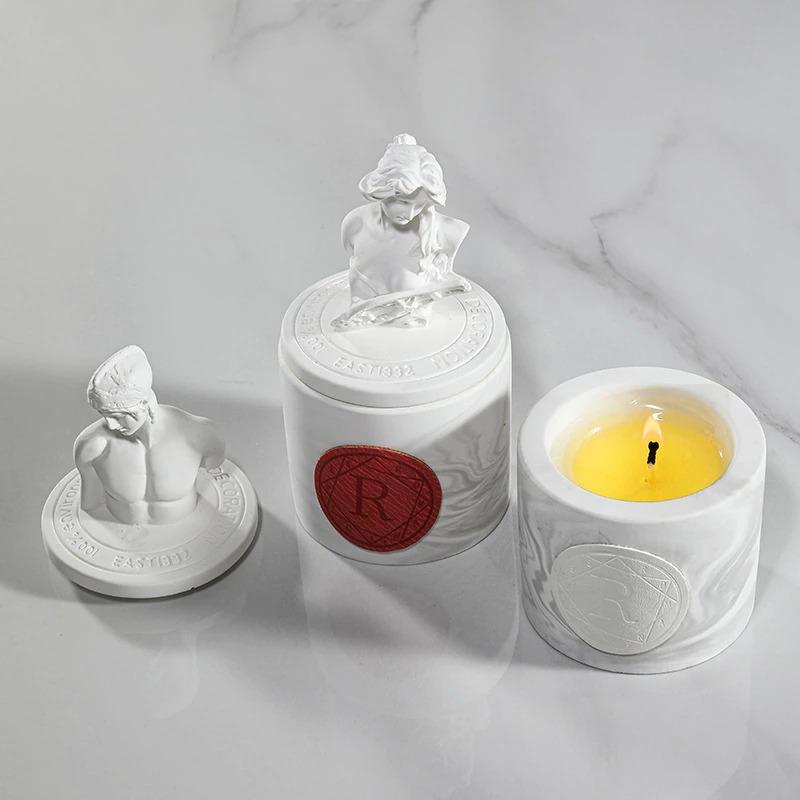 Greek Aromatherapy Candle with Essential Oils