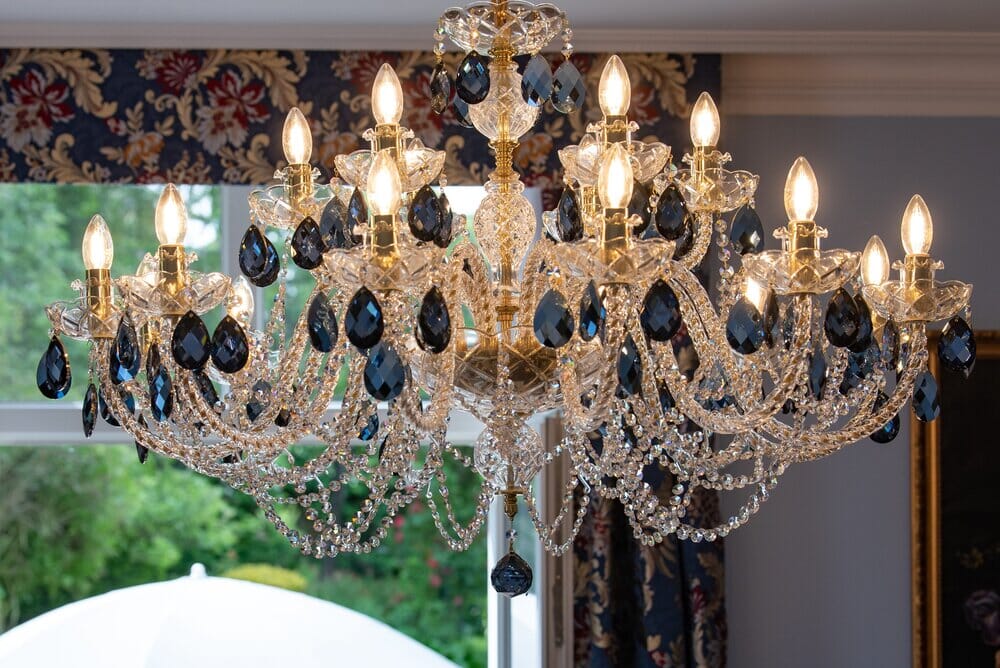 Ocean Crystal Chandelier Fixture