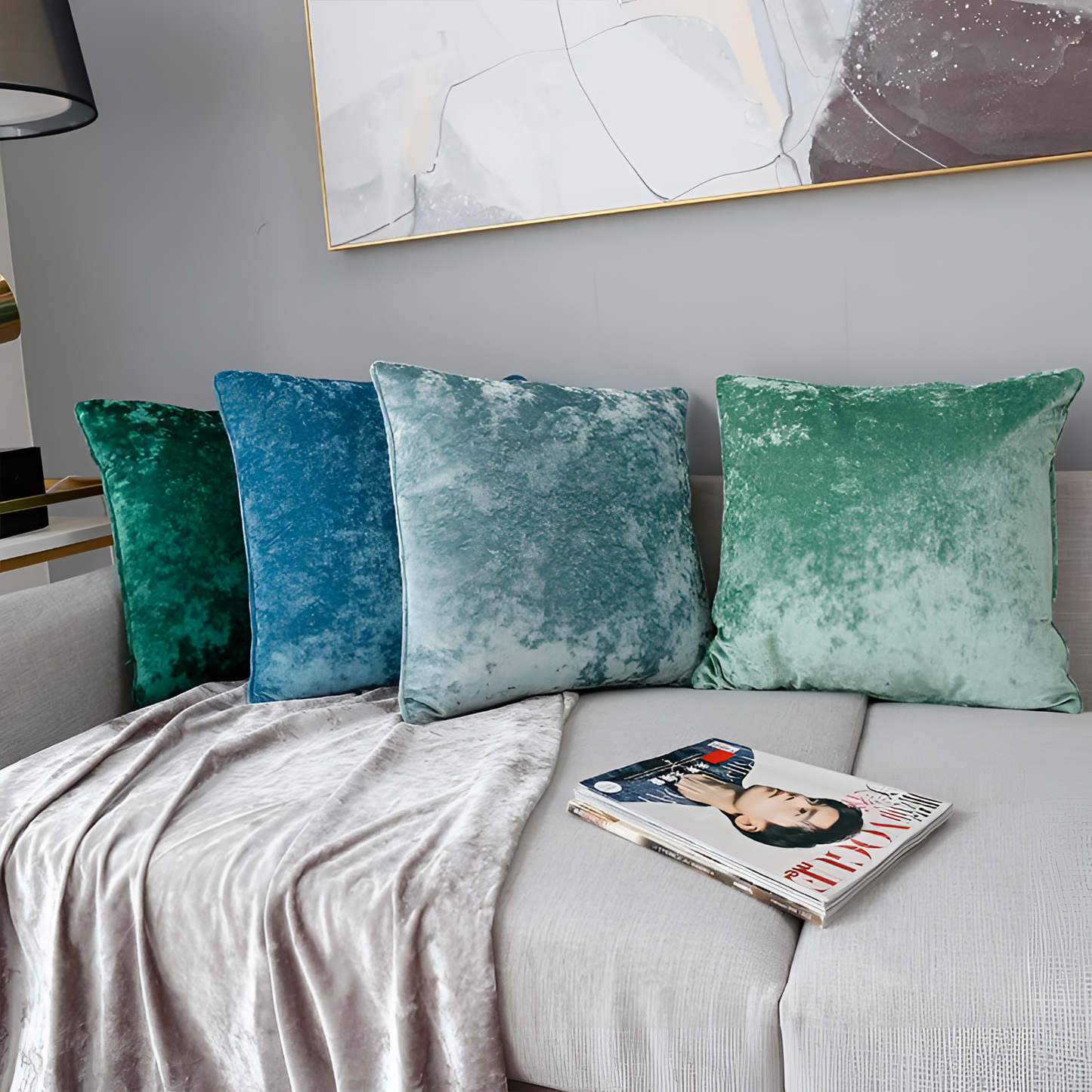 Ocean Luxe Velvet Pillow Cover | Pillows | NordicAbode.com