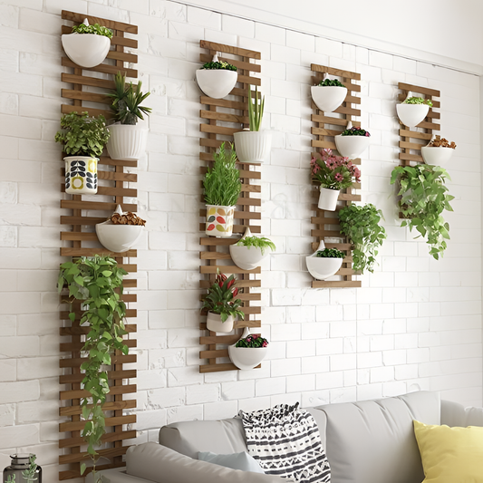 Vase Wall-Mounted Flower Pot Shelf | Planters | NordicAbode.com