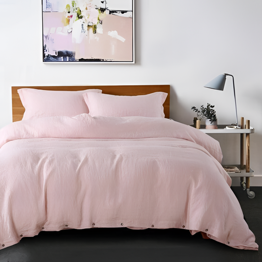 Bronx Reversible Linen Duvet Cover Set | Bedding | NordicAbode.com