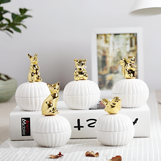 Animal Ceramic Animal Jewelry Boxes | Decorative Storage | NordicAbode.com