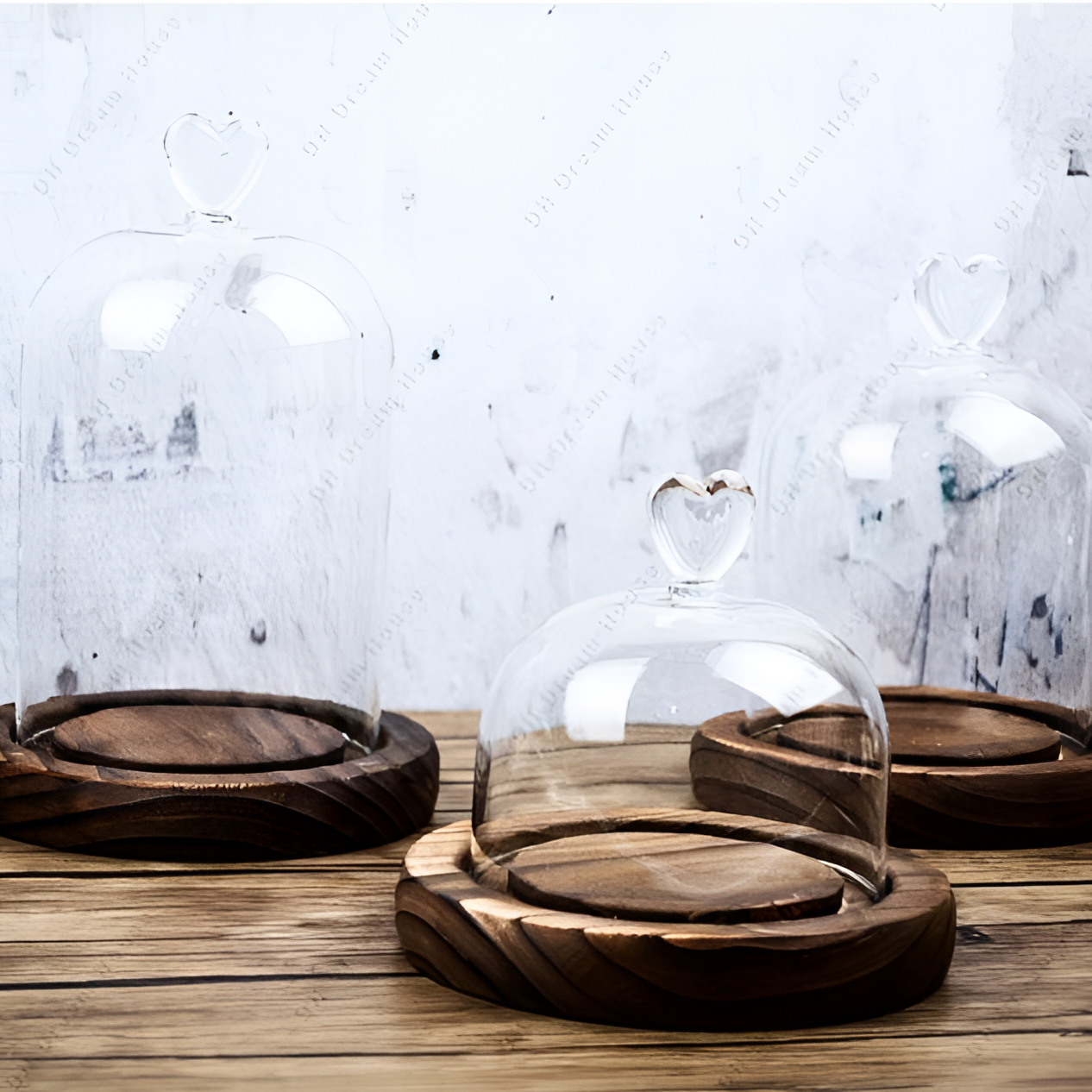 Wooden Glass-Covered Wooden Plate | Tableware | NordicAbode.com