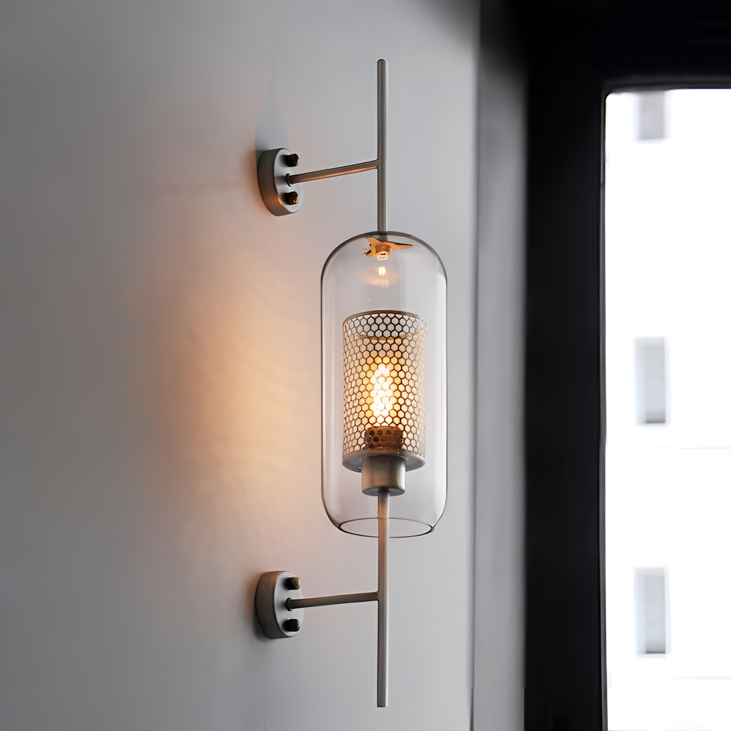 Chaplaincy Glass Globe Wall Sconce | Lighting | NordicAbode.com