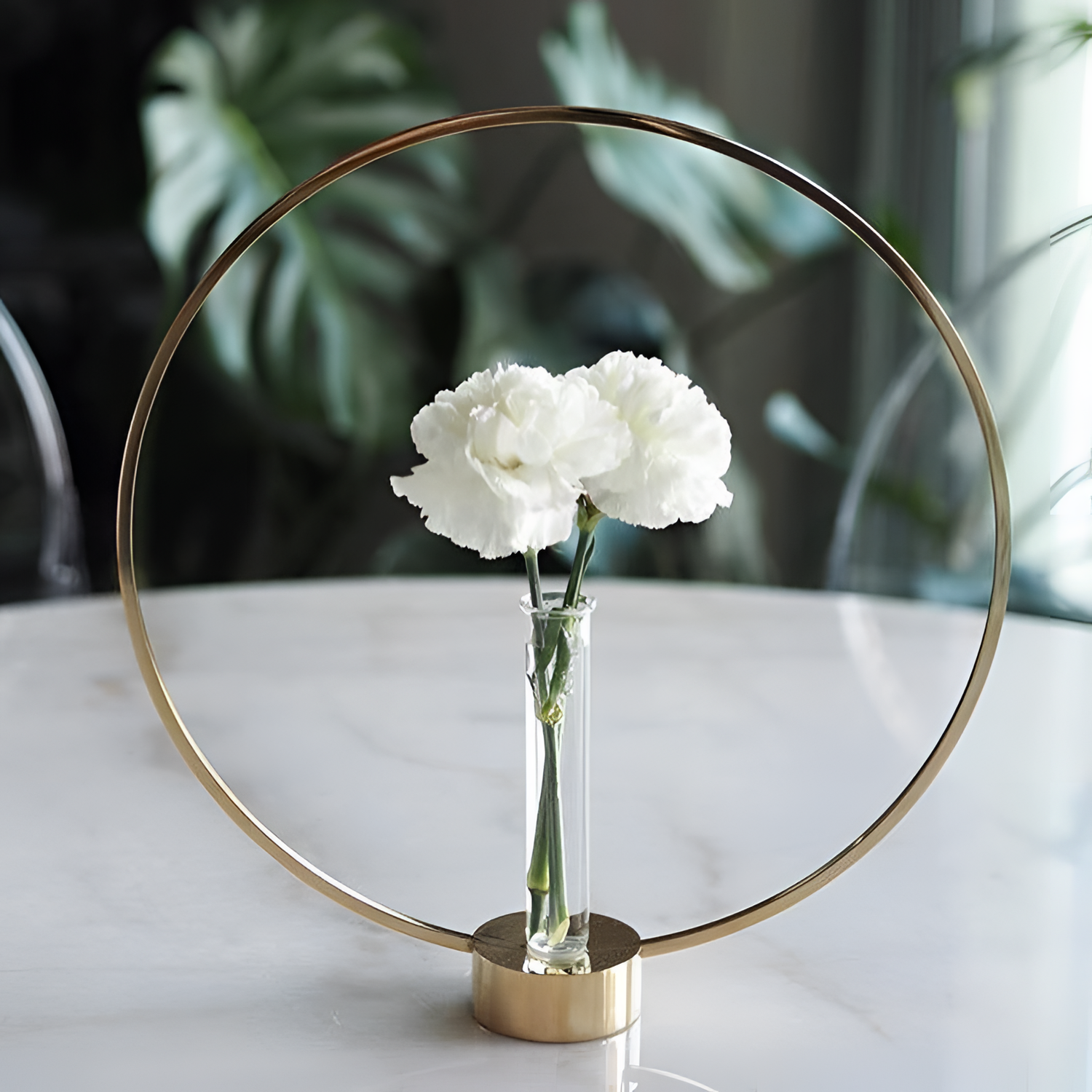 Iron Elegant Iron Circle Vase | Vases | NordicAbode.com