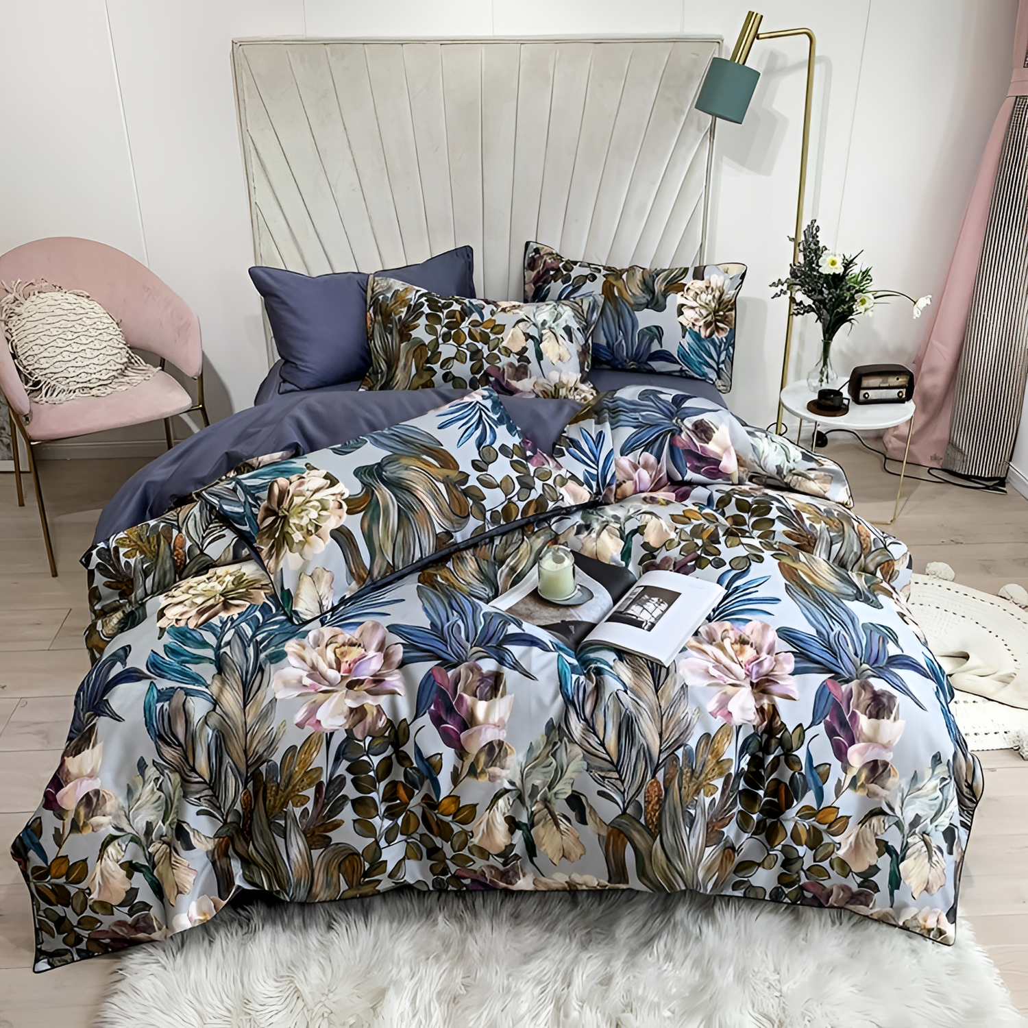 Tropical Luxury Egyptian Cotton Duvet Set | Bedding | NordicAbode.com